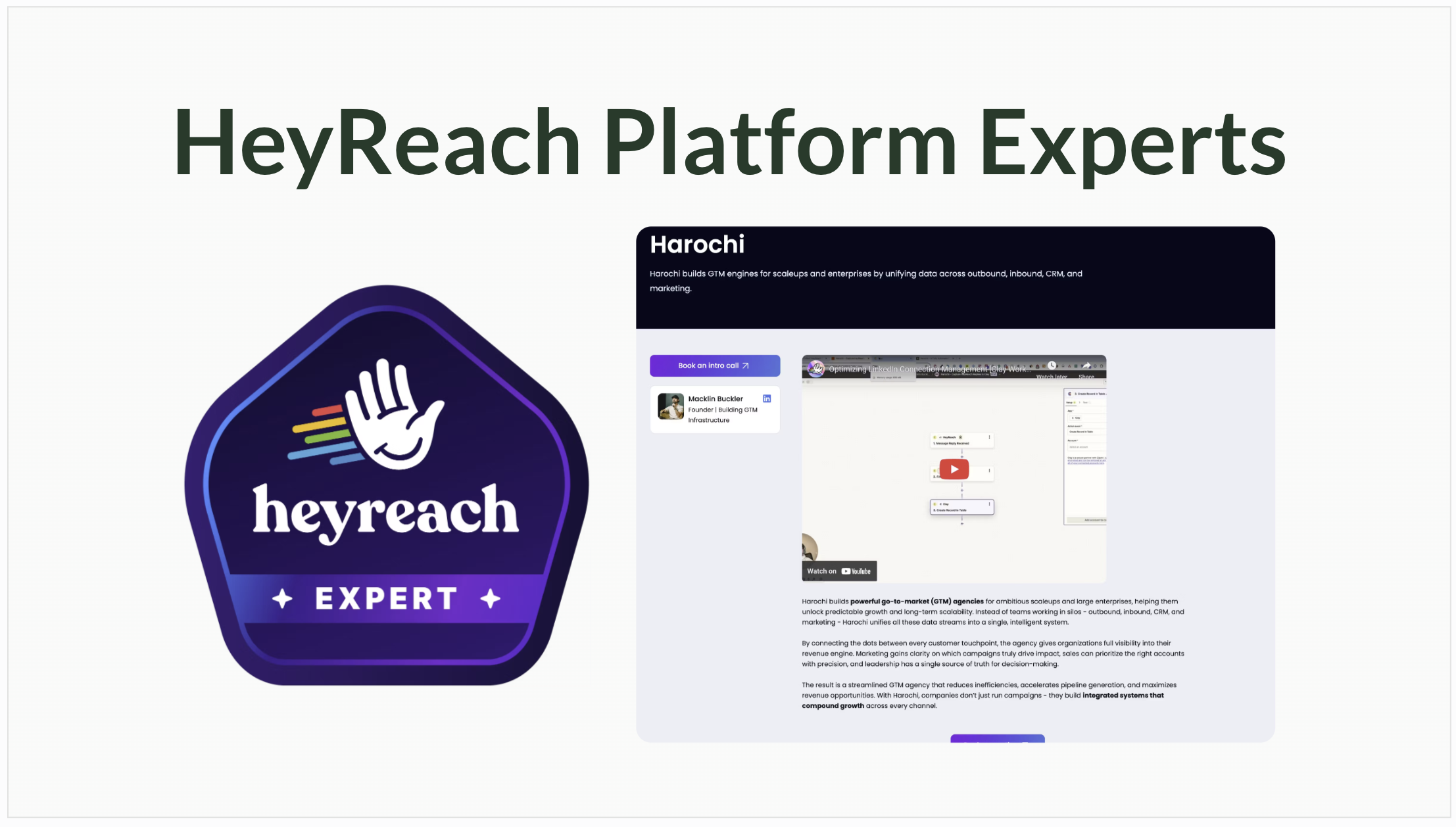 HeyReach Platform Expert certification